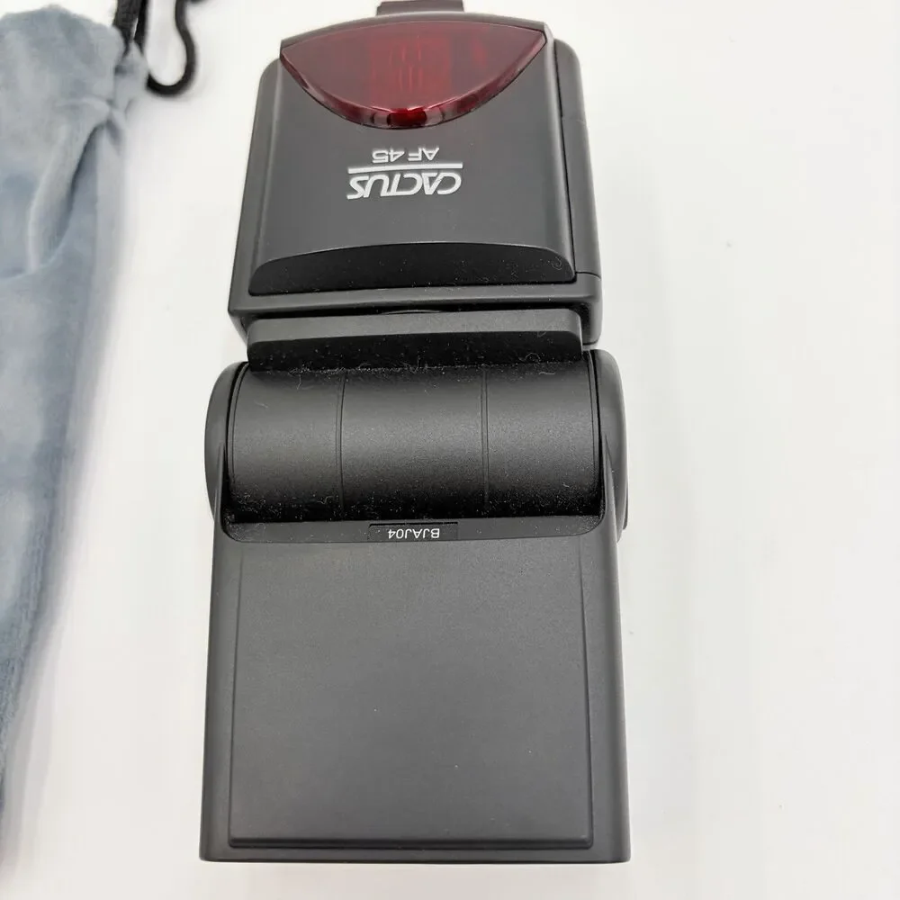 Cactus AF45 TTL Flash for Canon E-TTL Shoe Mount Flash Tested Working w/Pouch